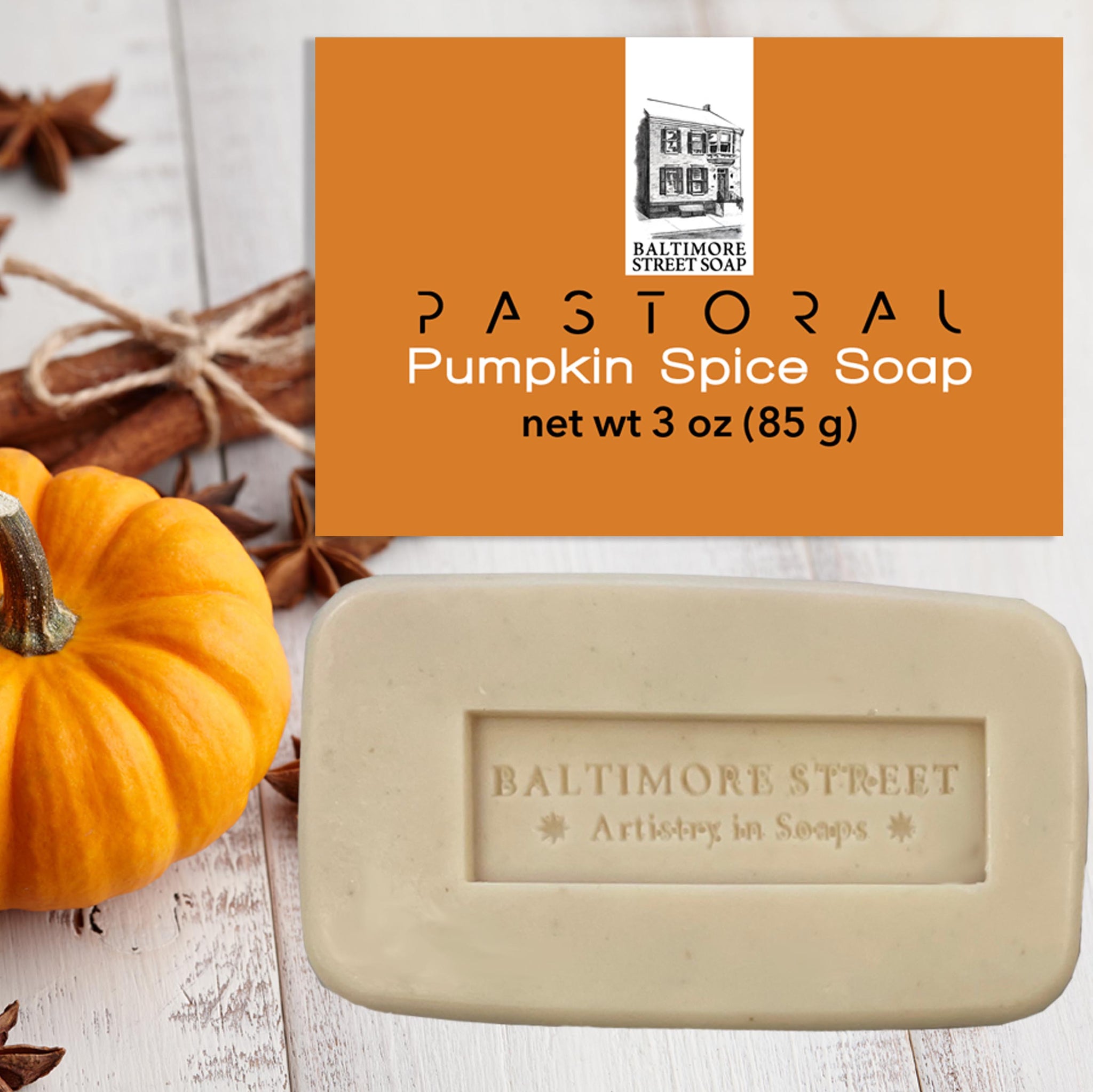 Baltimore Street Soap: Pastoral-Pumpkin Spice Soap